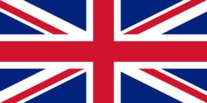 A flag of the united kingdom.